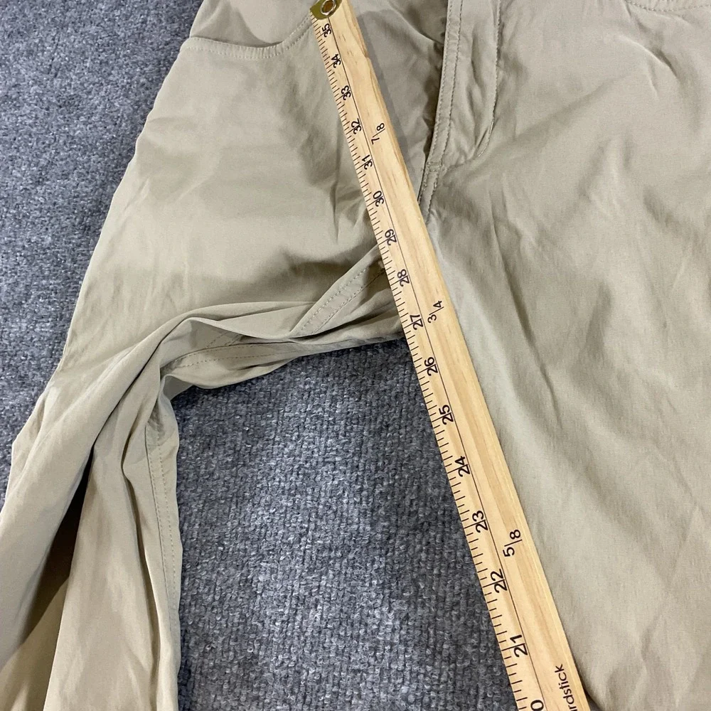 The North Face Mens Motion Pants Khaki Tan Straight Leg Hiking Outdoor Size 30